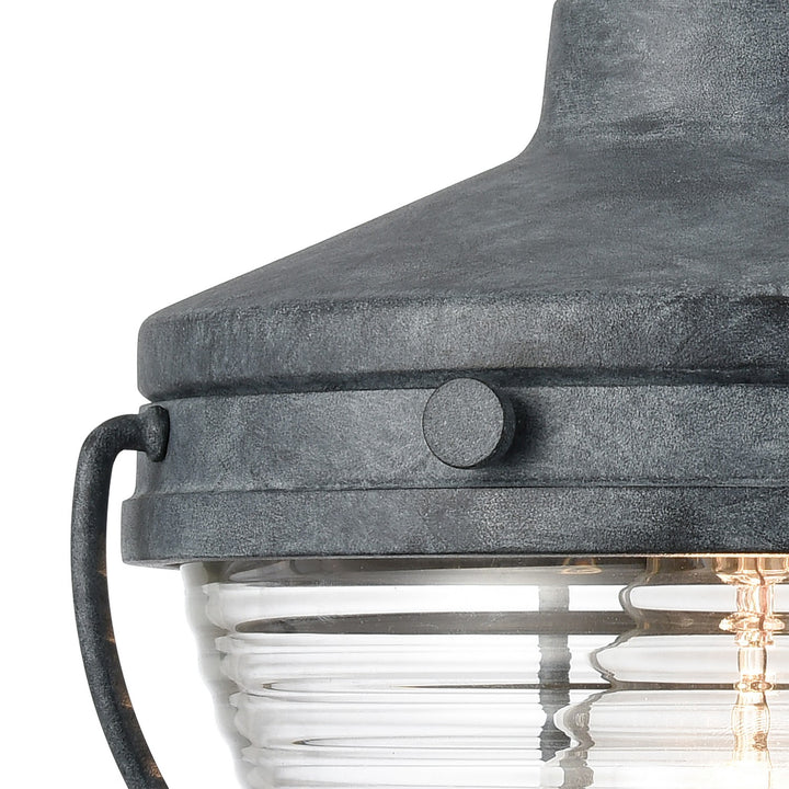 Elk Lighting 83420/1  Eastport Outdoor Aged Zinc