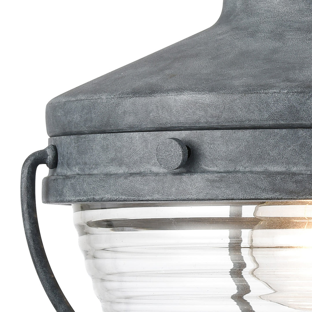 Elk Lighting 83421/1  Eastport Outdoor Aged Zinc