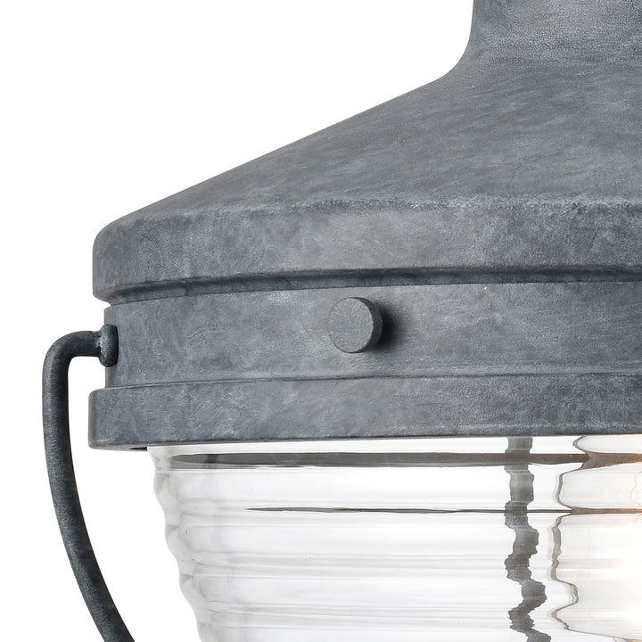 Elk Lighting 83422/1  Eastport Outdoor Aged Zinc