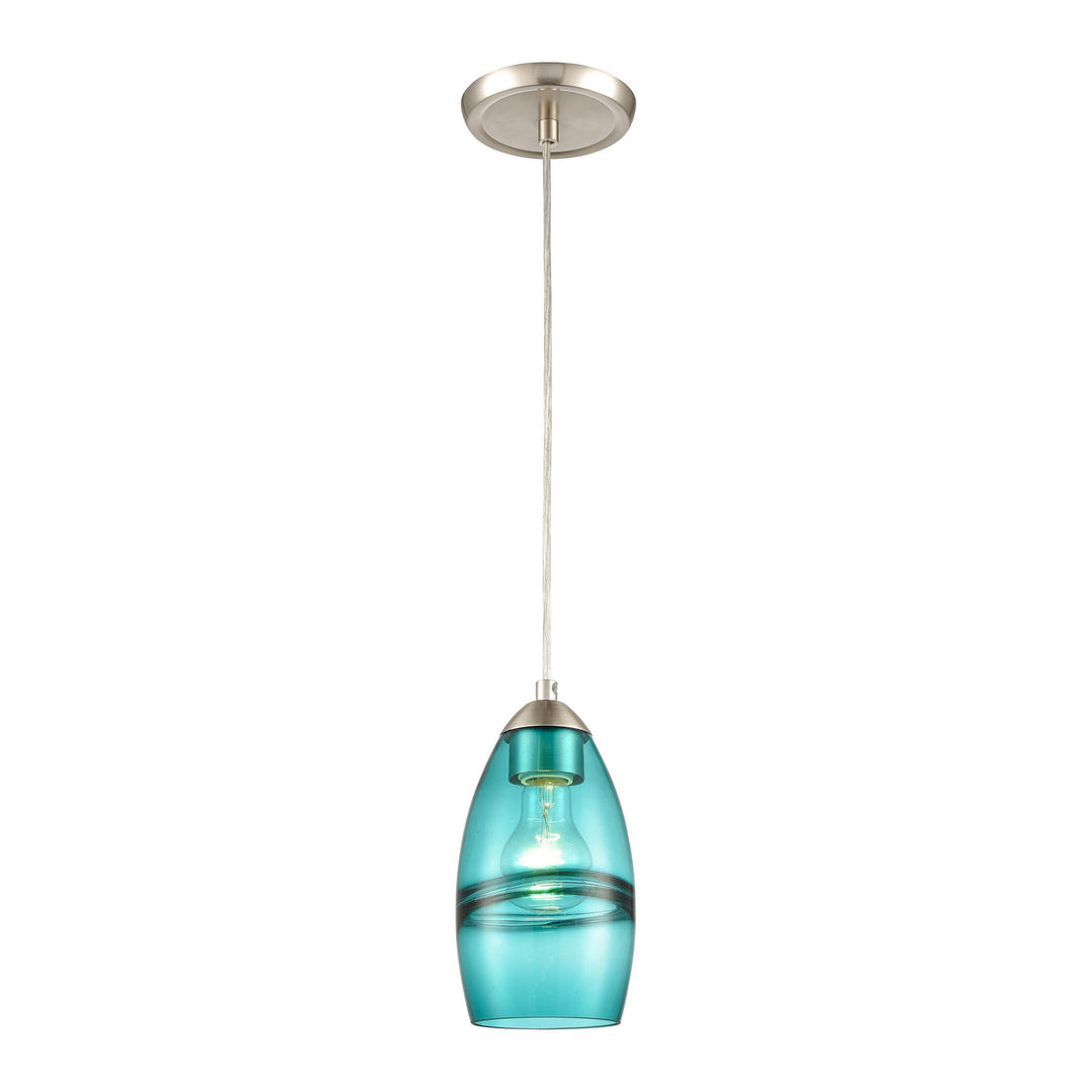 Elk Rousten 85361/1 Pendant Light - Satin Nickel