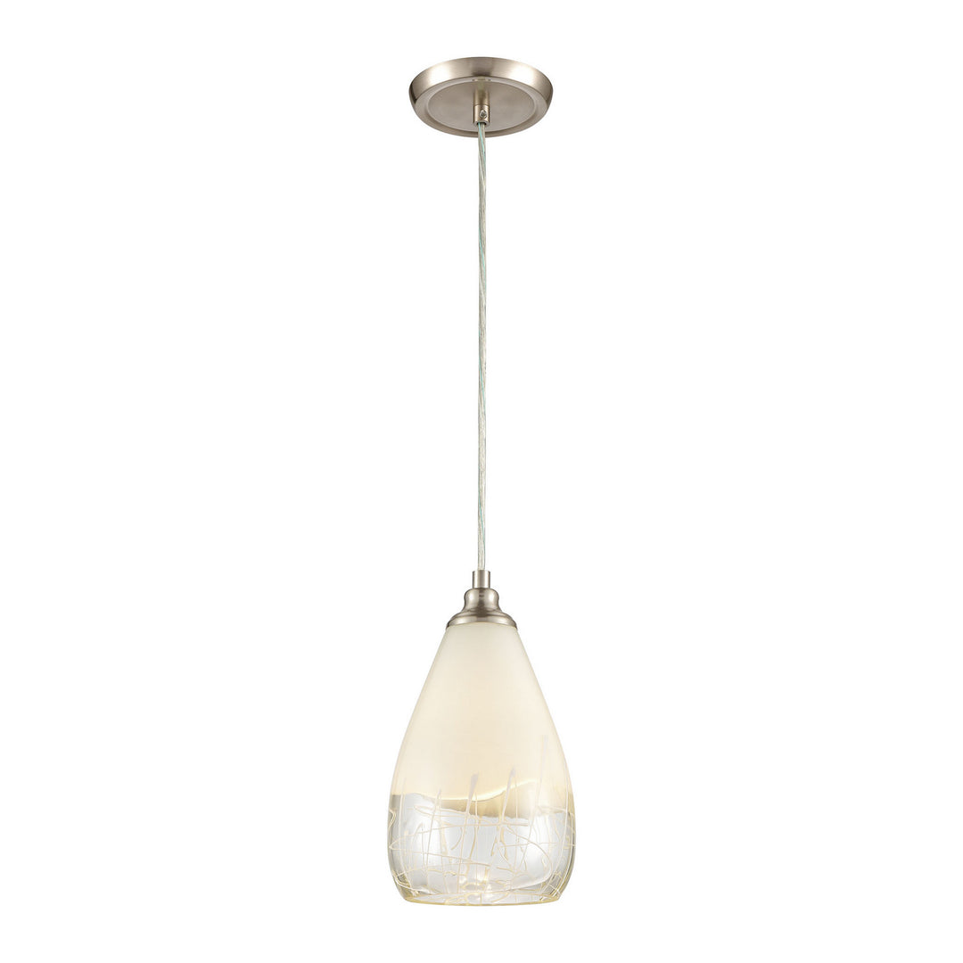 Elk Sugarcoat 85371/1 Pendant Light - Satin Nickel