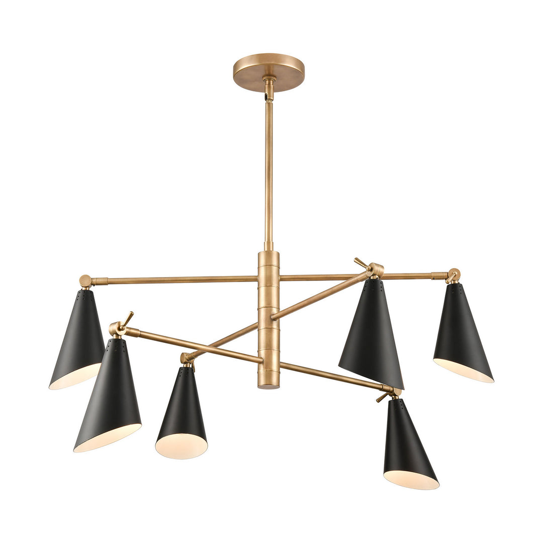 Elk Calder 89217/6 Chandelier Light - Natural