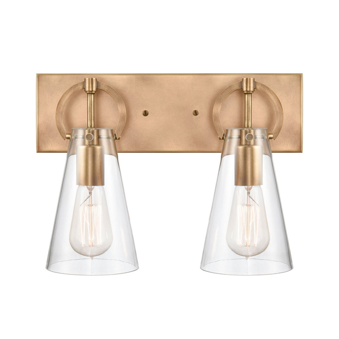Elk Gabby 89301/2 Bath Vanity Light 15 in. wide - Brass