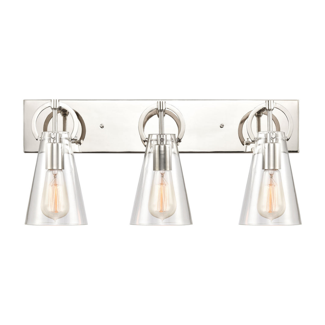 Elk Gabby 89322/3 Bath Vanity Light 23 in. wide - Polished Nickel