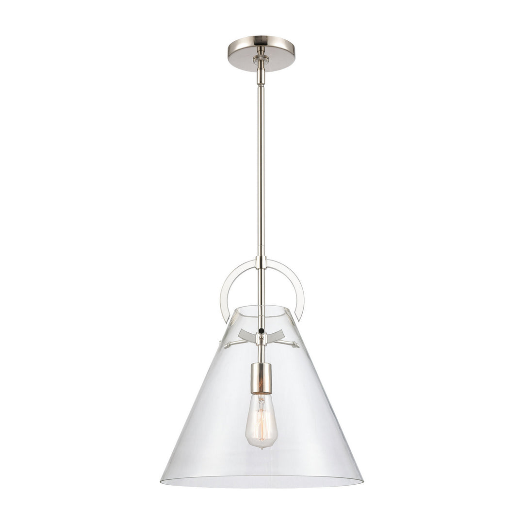 Elk Gabby 89327/1 Pendant Light - Polished Nickel