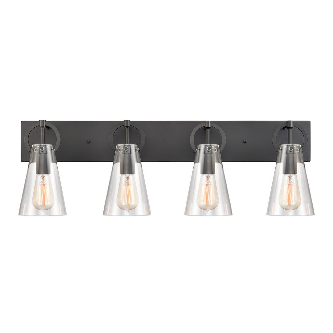 Elk Gabby 89343/4 Bath Vanity Light 32 in. wide - Matte Black
