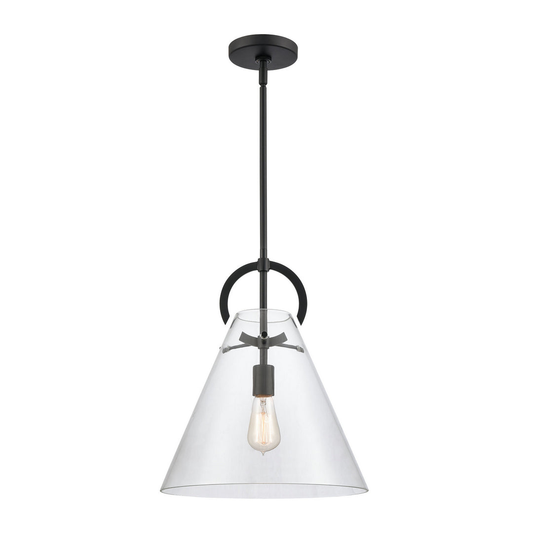 Elk Gabby 89347/1 Pendant Light - Matte Black