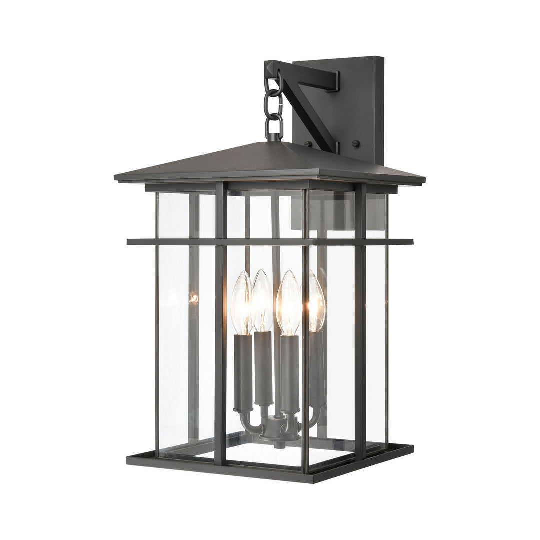 Elk Lighting 89362/4  Oak Park Outdoor Matte Black