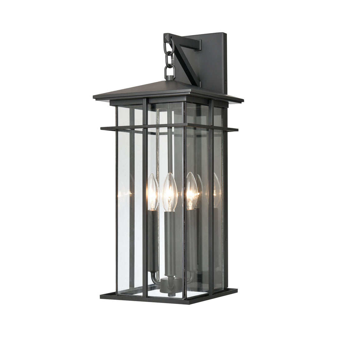 Elk Lighting 89363/3  Oak Park Outdoor Matte Black
