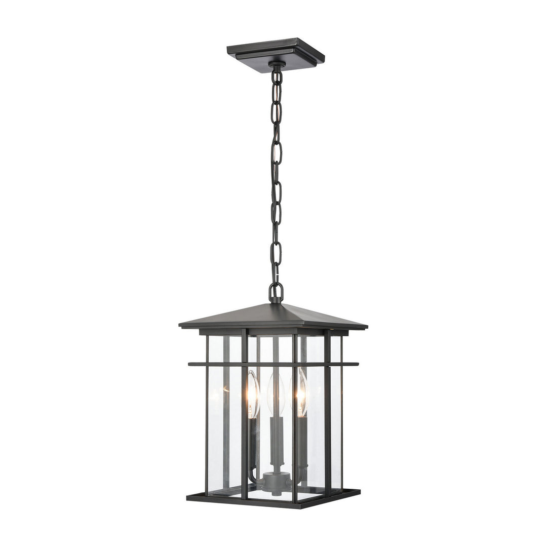 Elk Lighting 89365/3  Oak Park Outdoor Matte Black