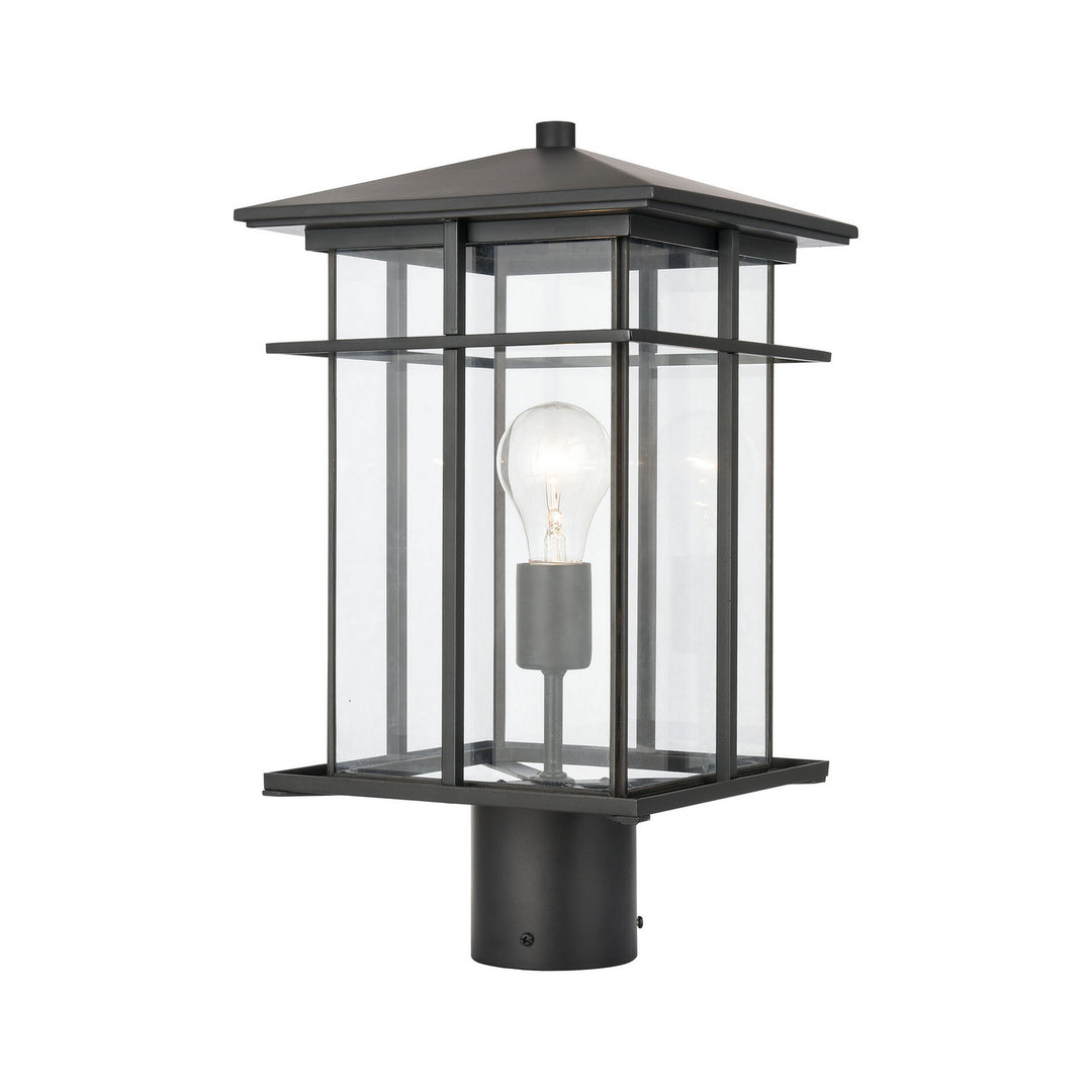 Elk Lighting 89366/1  Oak Park Outdoor Matte Black