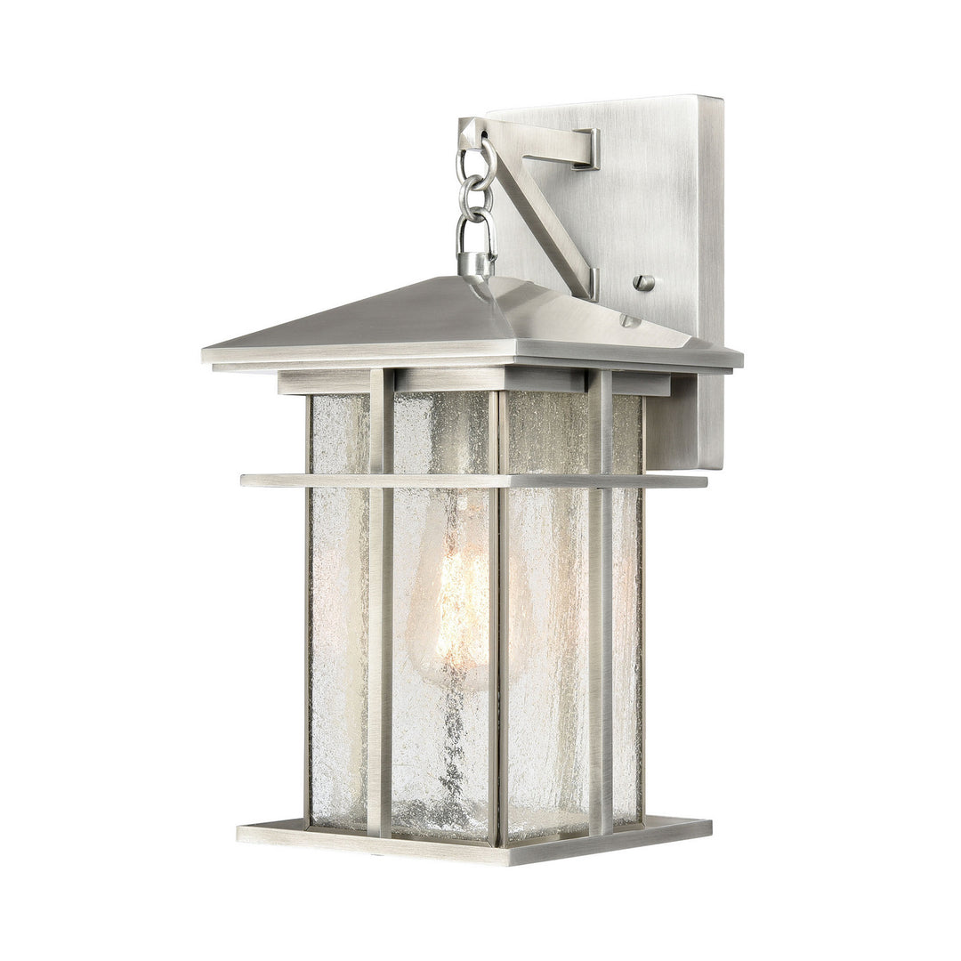 Elk Lighting 89370/1  Oak Park Outdoor Antique Brushed Aluminum