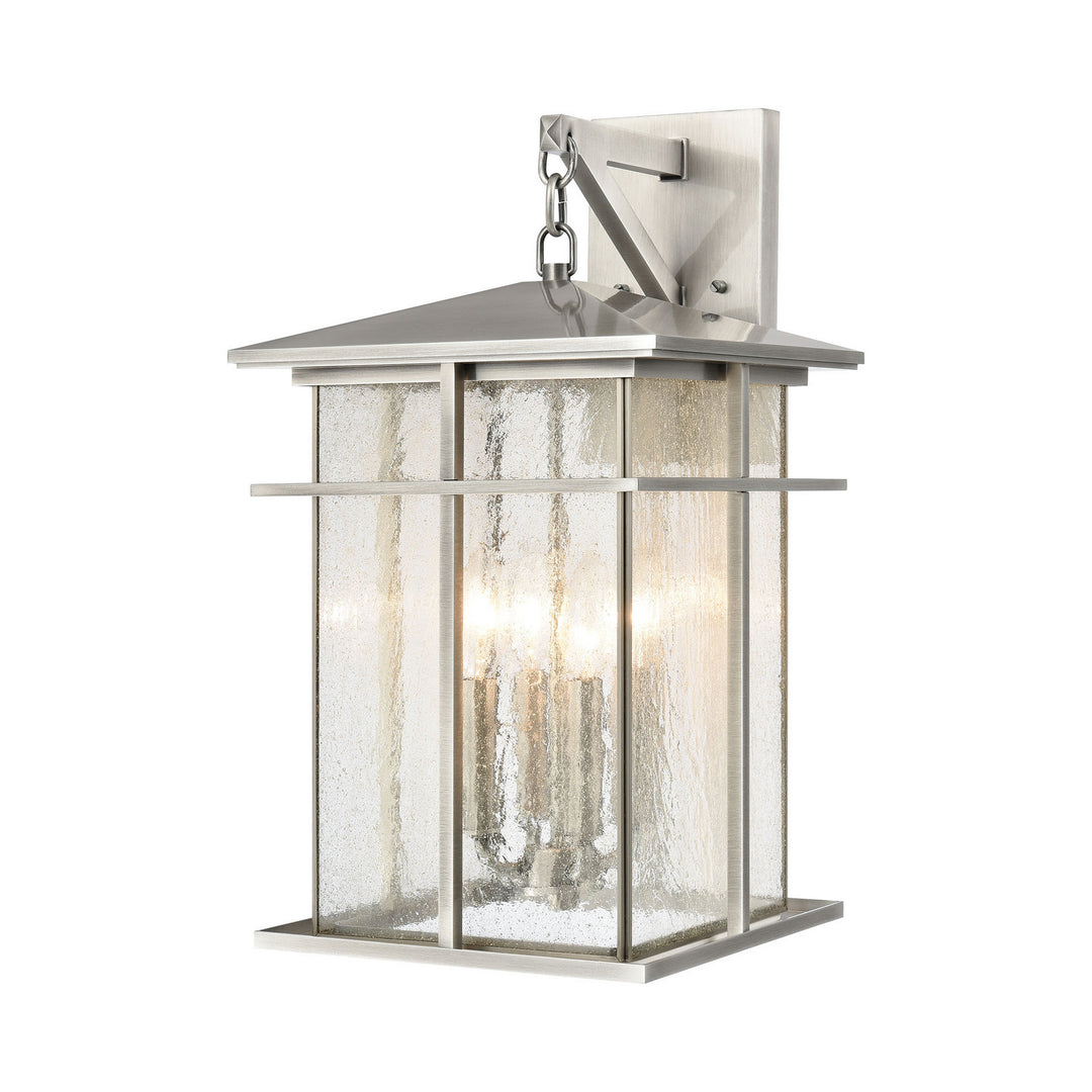 Elk Lighting 89372/4  Oak Park Outdoor Antique Brushed Aluminum