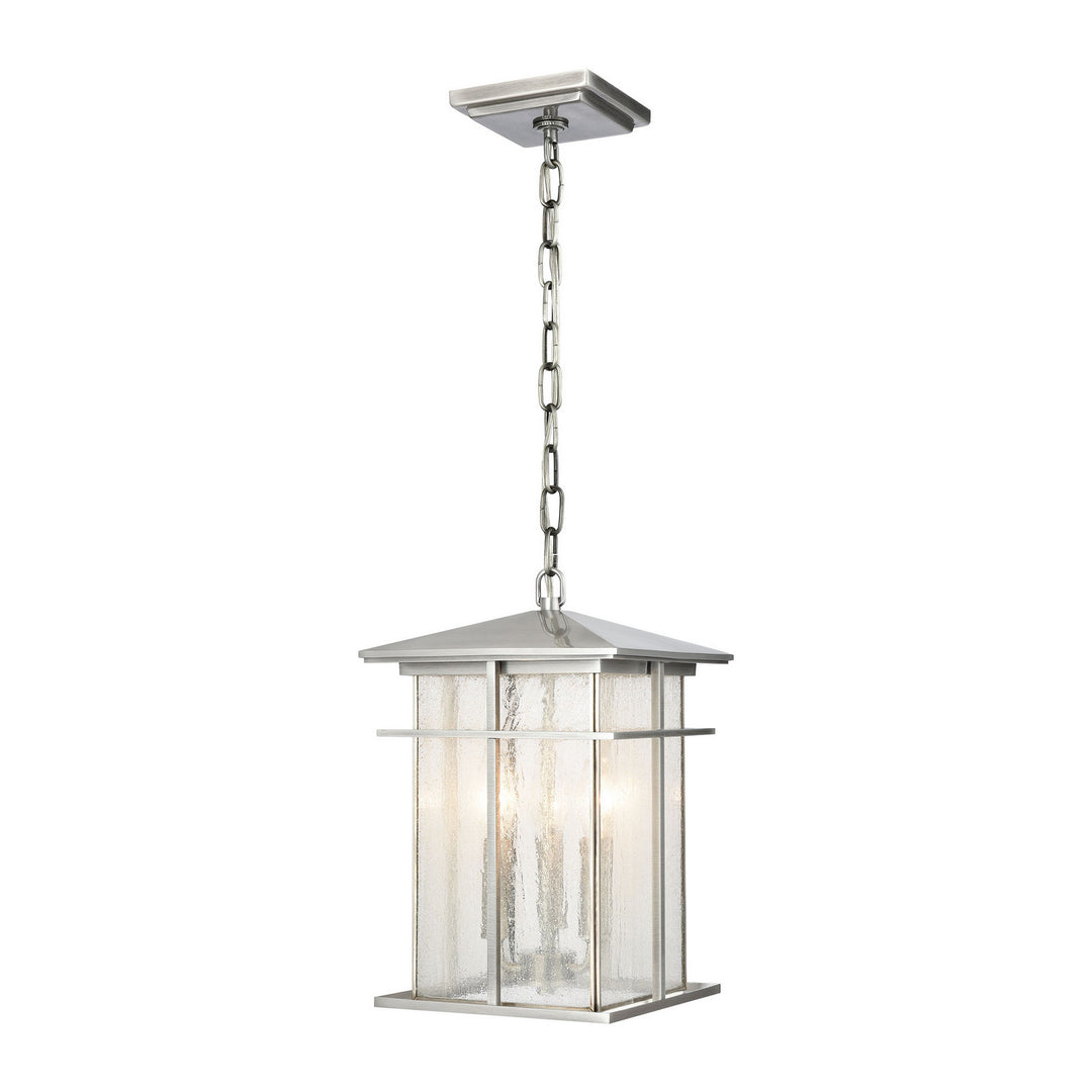 Elk Lighting 89375/3  Oak Park Outdoor Antique Brushed Aluminum