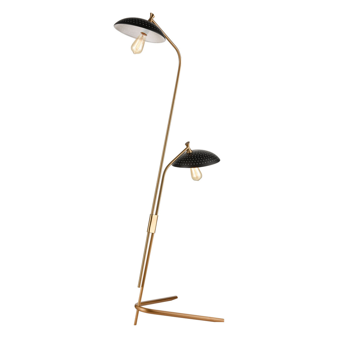 Elk Lighting D4653 Scarab Lamp Satin Brass