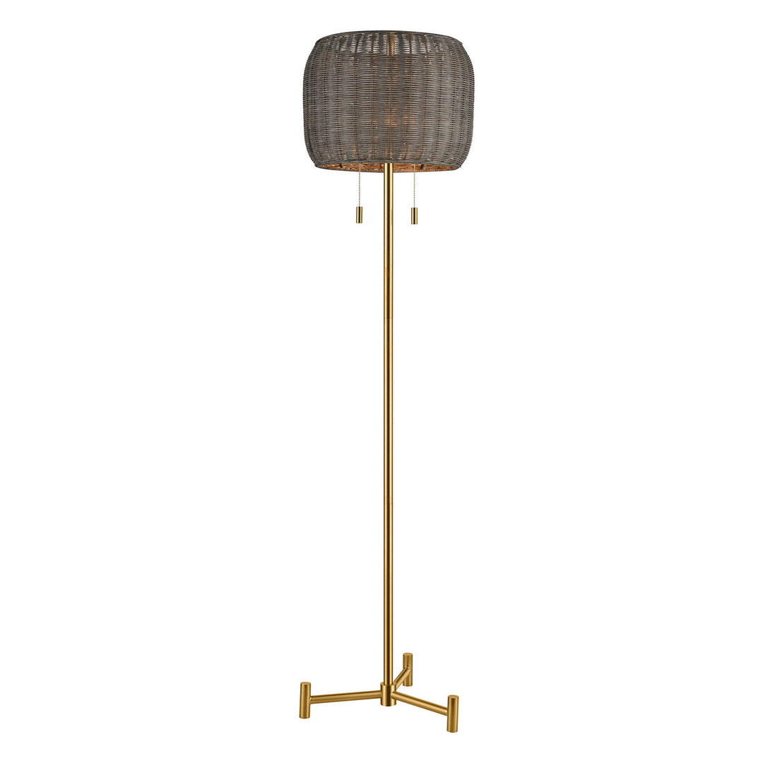 Elk Lighting D4693  Bittar Lamp Aged Brass