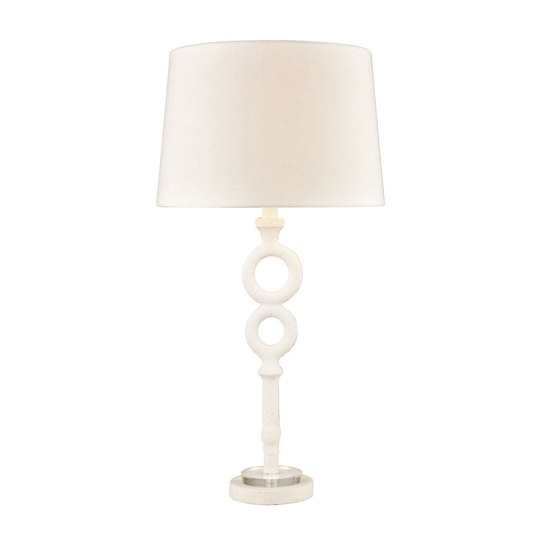 Elk Lighting D4697  Hammered Home Lamp Matte White