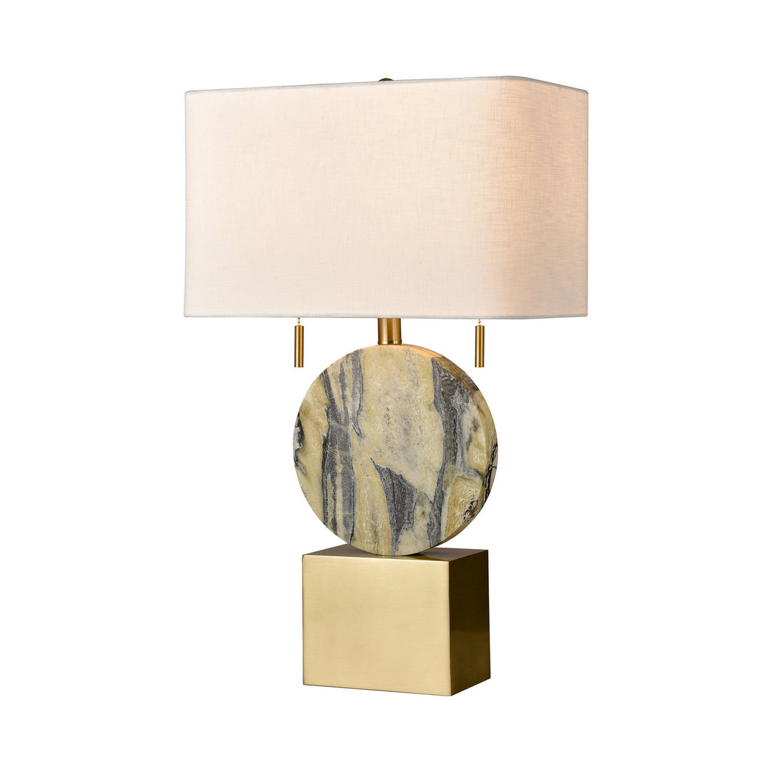 Elk Lighting D4705  Carrin Lamp Honey Brass