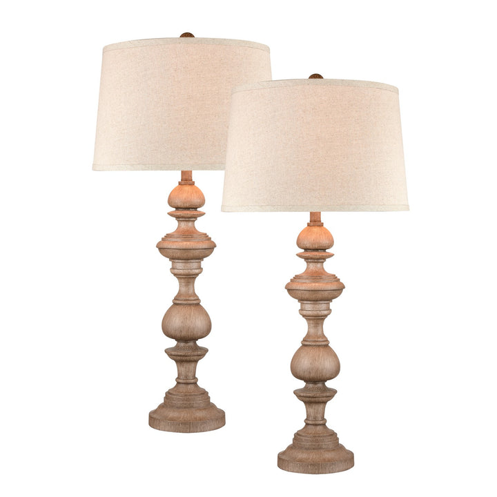 Elk Lighting S0019-8046  Copperas Cove Lamp Washed Oak