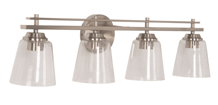 Craftmade Drake 19633BNK4 Bath Vanity Light 34 in. wide - Brushed Polished Nickel