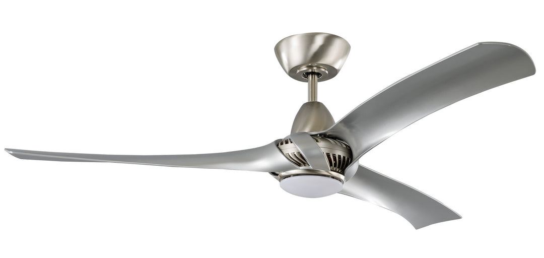 Craftmade Genesis GEN52BNK3 Ceiling Fan 52 - Brushed Polished Nickel, Brushed Nickel/Brushed Nickel/