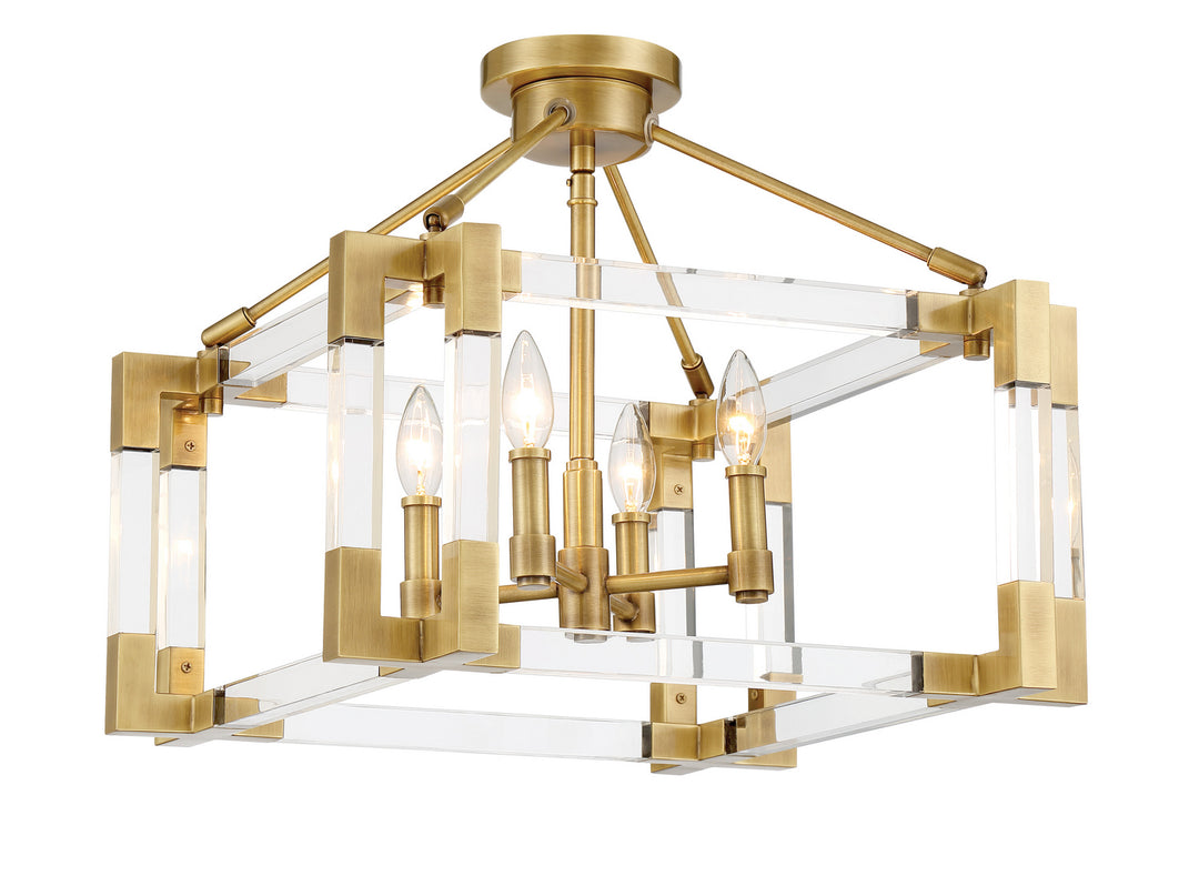 Metropolitan Prima Vista N7353-790 Ceiling Light - Aged Antique Brass