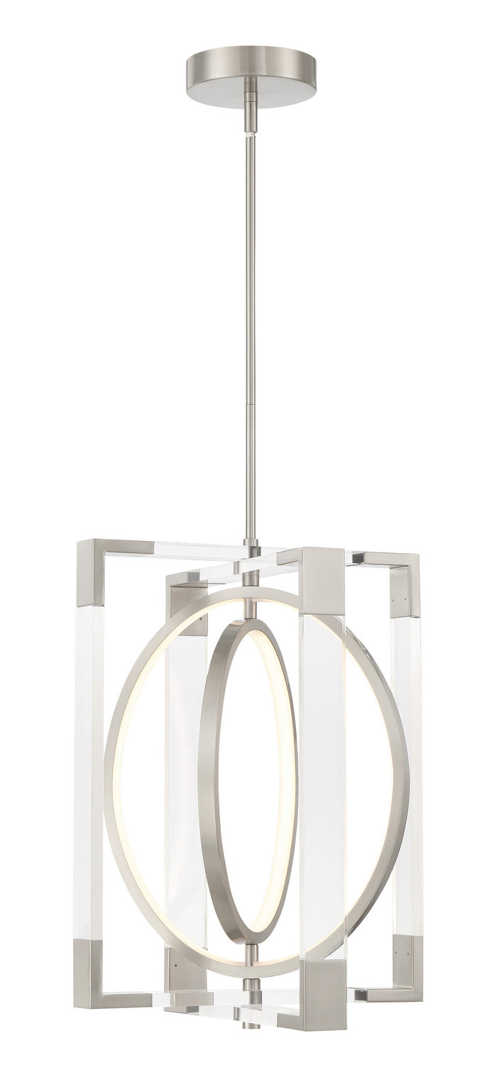 George Kovacs Double Take P2265-084-L Pendant Light - Brushed Nickel