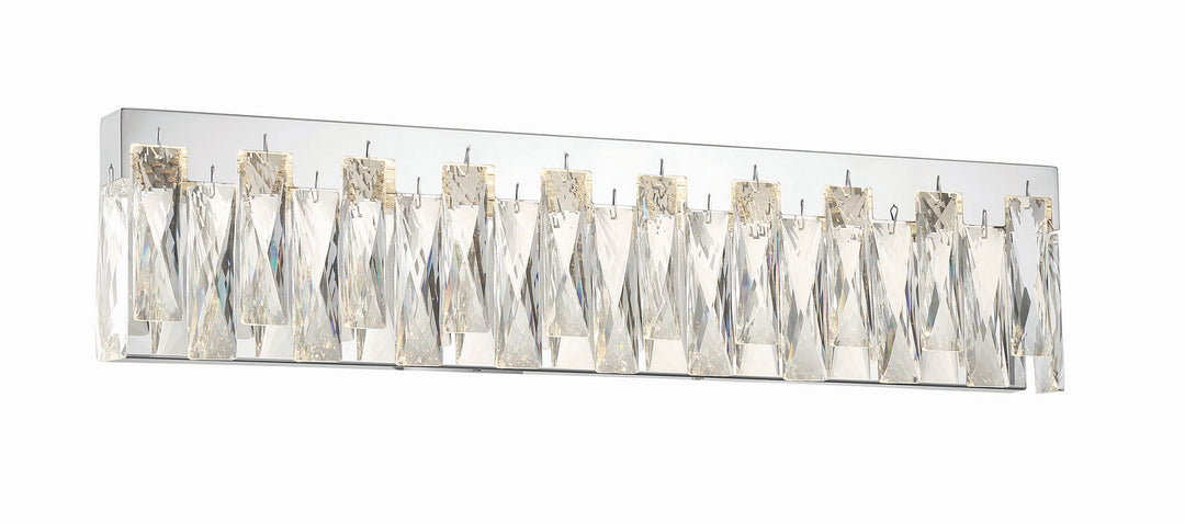 George Kovacs Curio P5335-077-L Bath Vanity Light 25 in. wide - Chrome