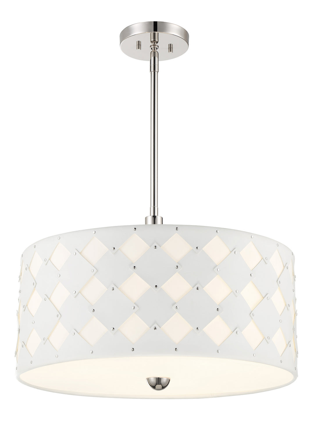 George Kovacs Patchwork P5338-613 Pendant Light - Polished Nickel