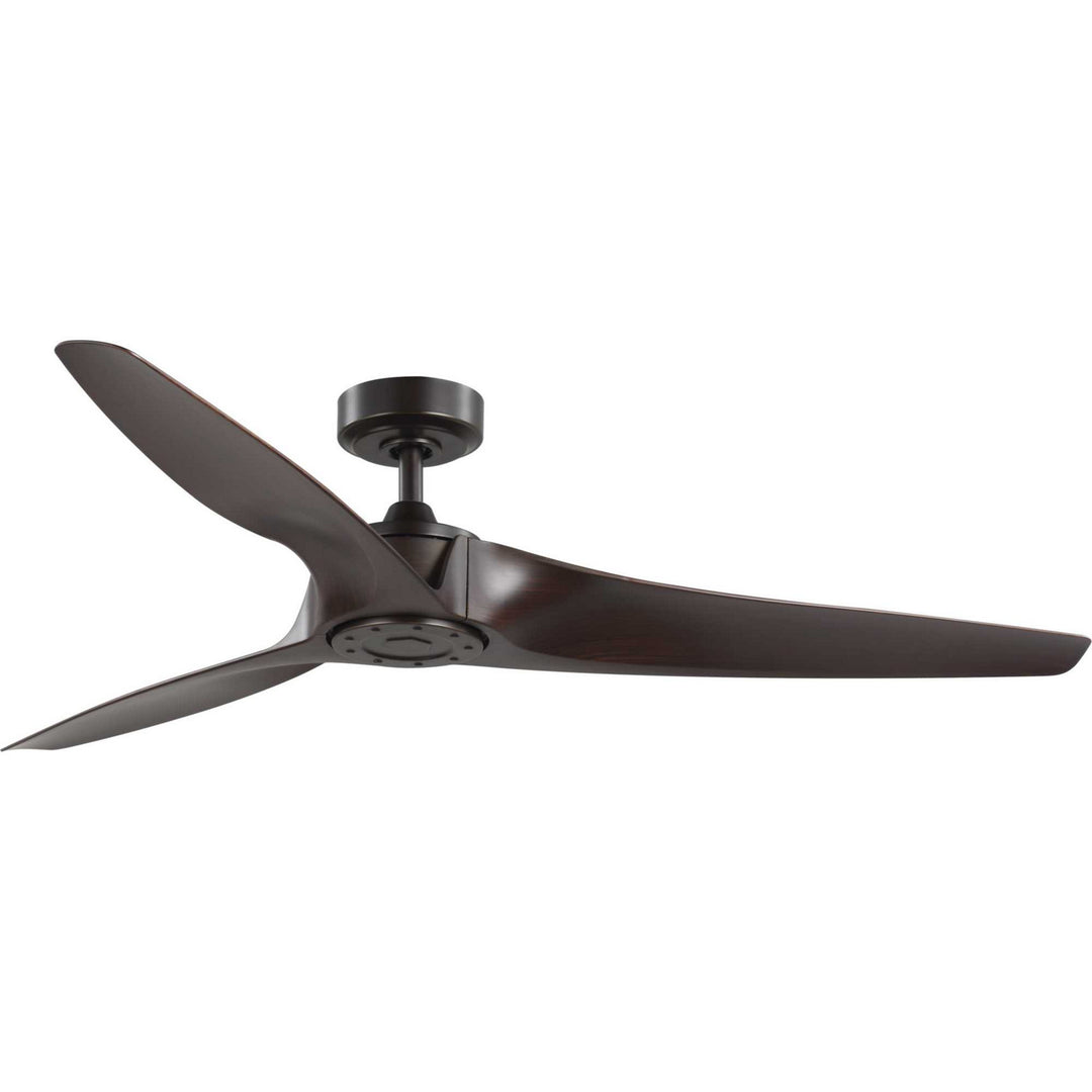 Progress Manvel P250069-020 Ceiling Fan - Antique Bronze, Walnut/