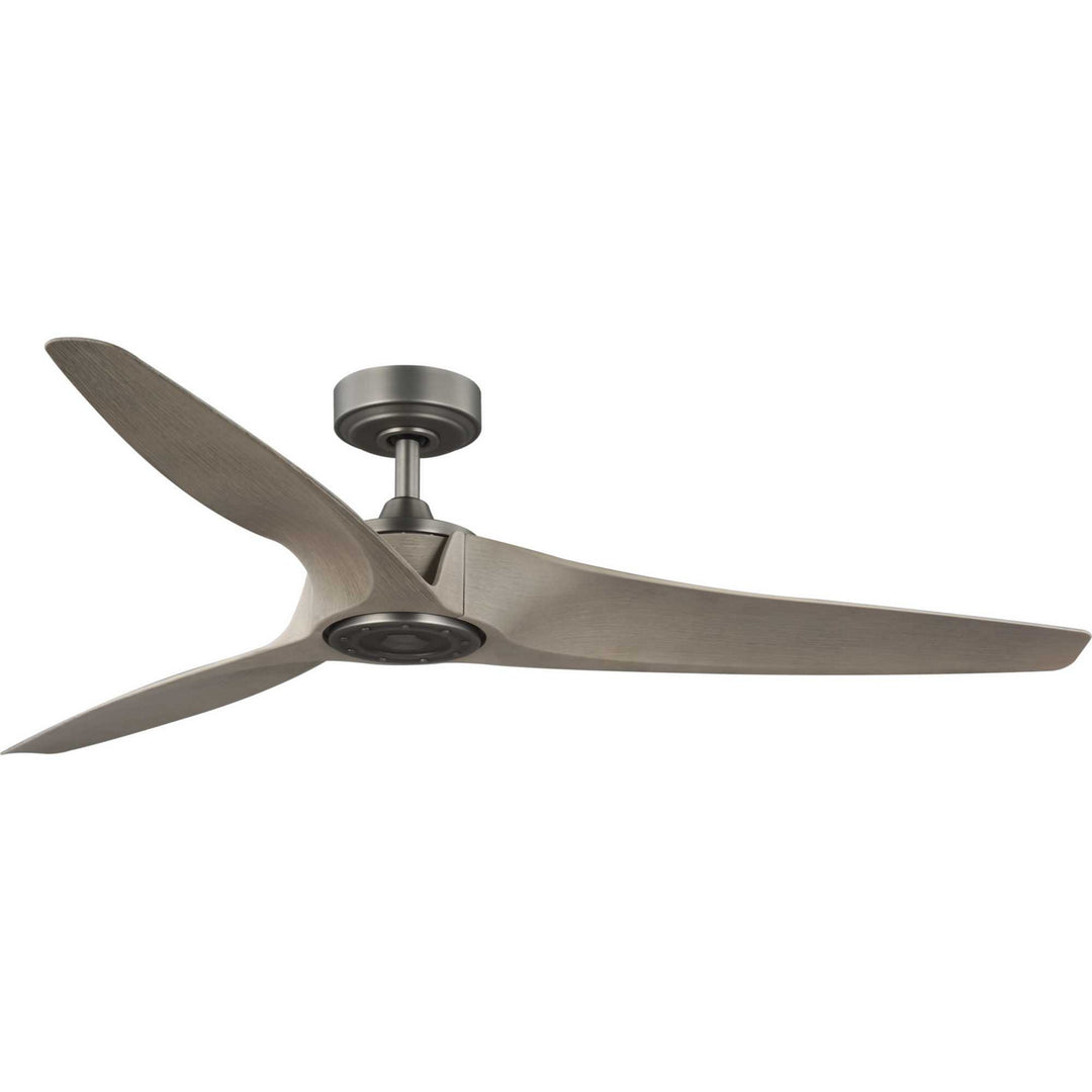 Progress Manvel P250069-081 Ceiling Fan - Antique Nickel, Antique Wood/