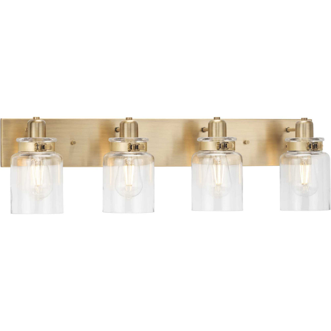 Progress Calhoun P300048-163 Bath Vanity Light 31 in. wide - Vintage Brass