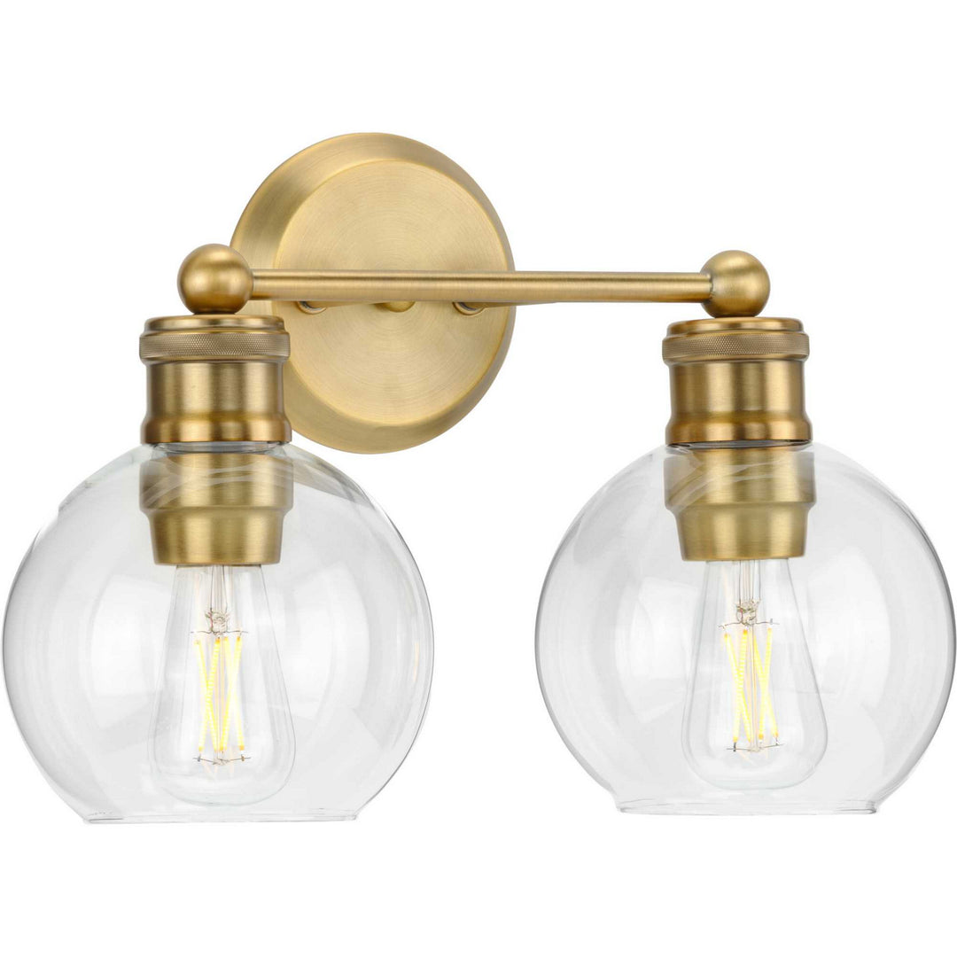 Progress Hansford P300050-163 Bath Vanity Light 16 in. wide - Vintage Brass