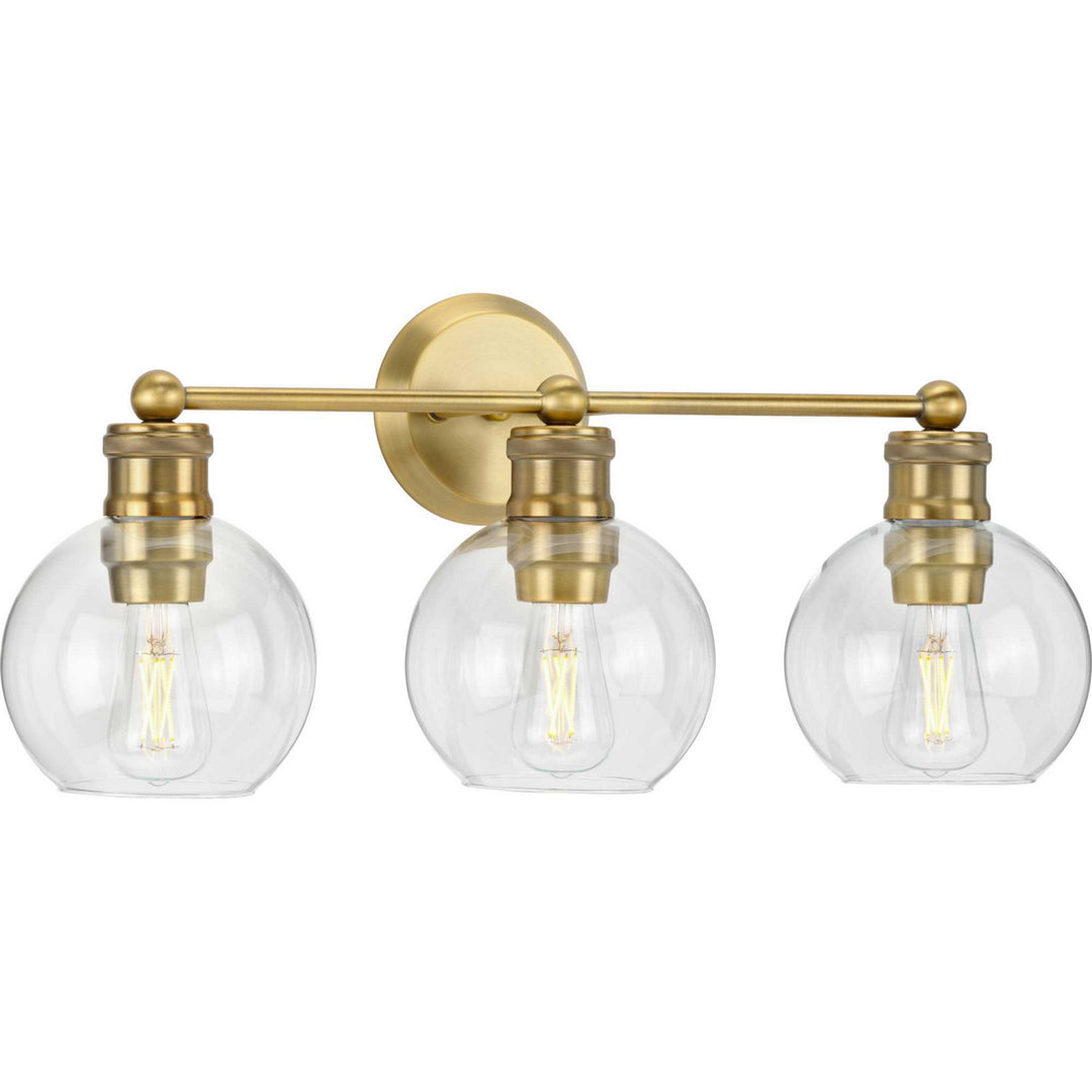 Progress Hansford P300051-163 Bath Vanity Light 25 in. wide - Vintage Brass
