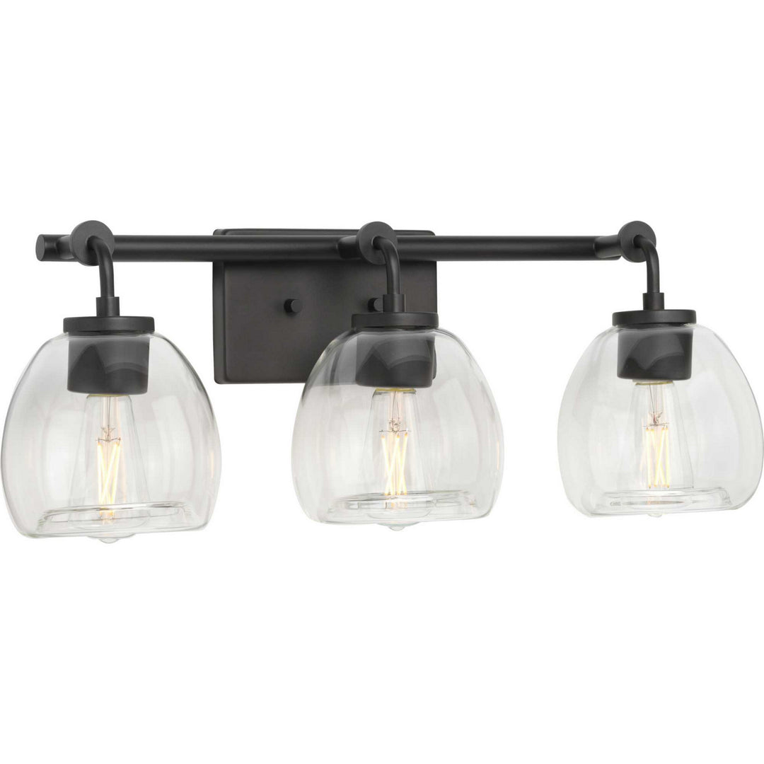 Progress Caisson P300347-143 Bath Vanity Light 24 in. wide - Graphite
