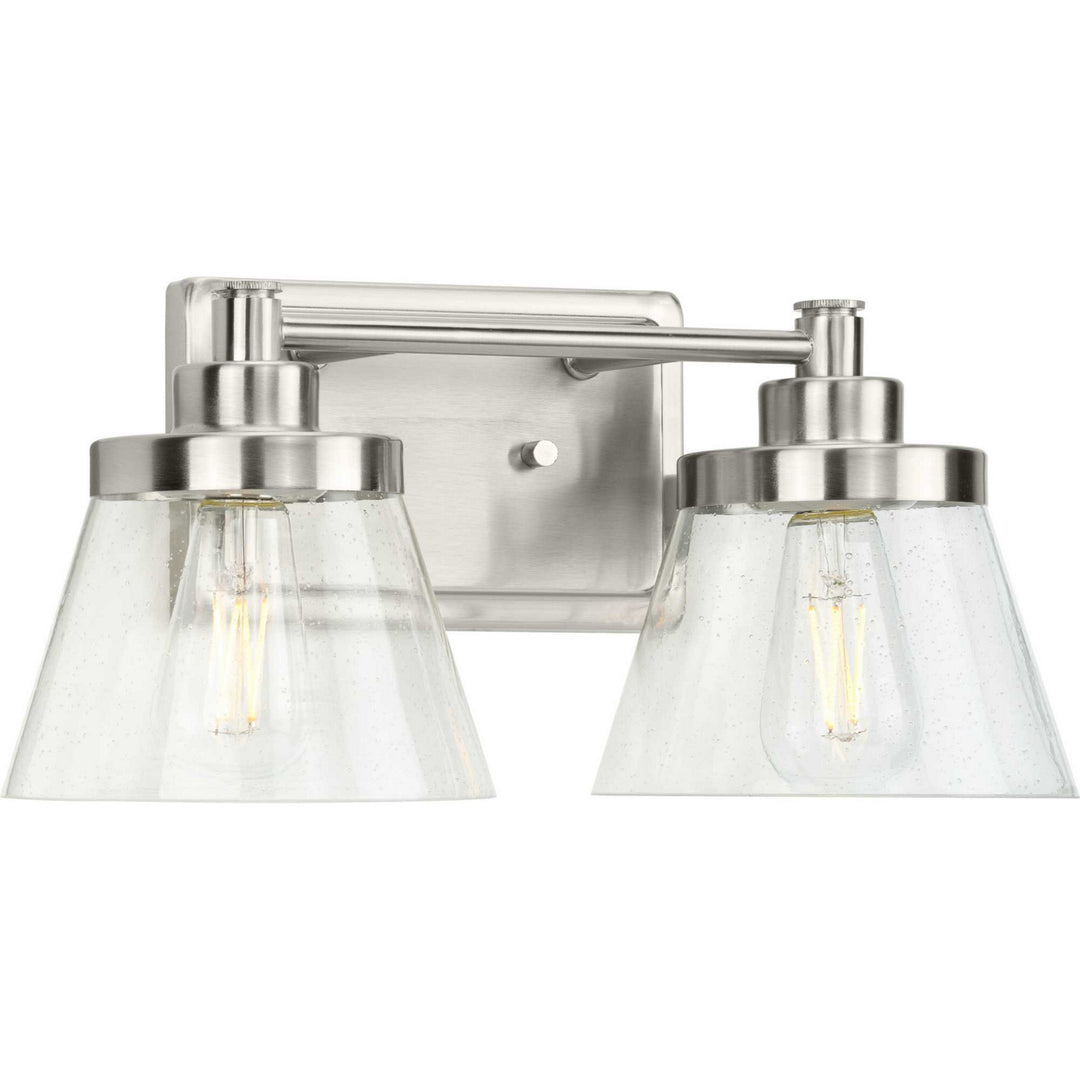 Progress Hinton P300349-009 Bath Vanity Light 16 in. wide - Brushed Nickel