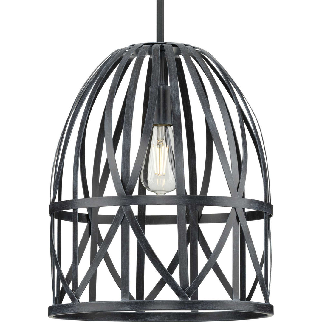 Progress Chastain P500343-187 Pendant Light - Cerused Black Oak