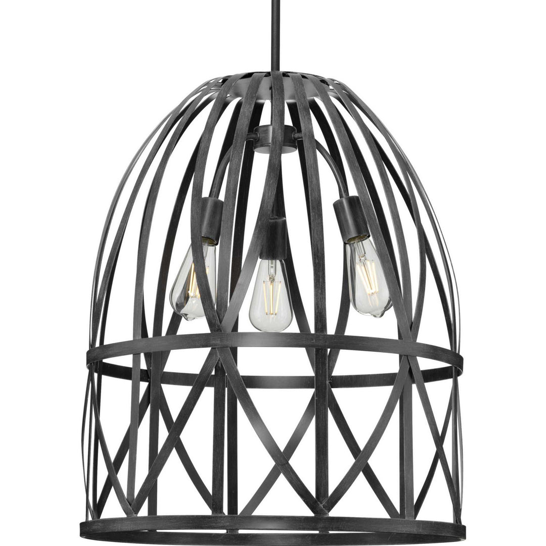 Progress Chastain P500344-187 Pendant Light - Cerused Black Oak