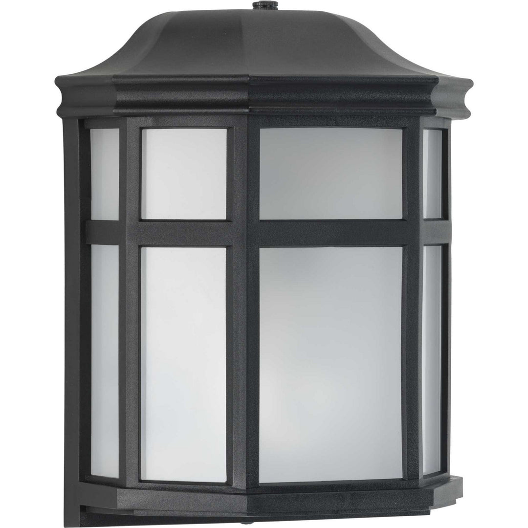 Progress Lighting P560283-031-PC Milford Non-Metallic Lantern One Light Wall Lantern Outdoor Black