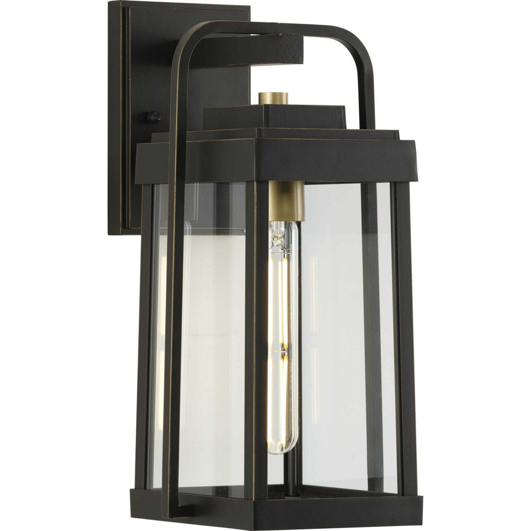 Progress Lighting P560286-020 Walcott One Light Wall Lantern Outdoor Bronze / Dark