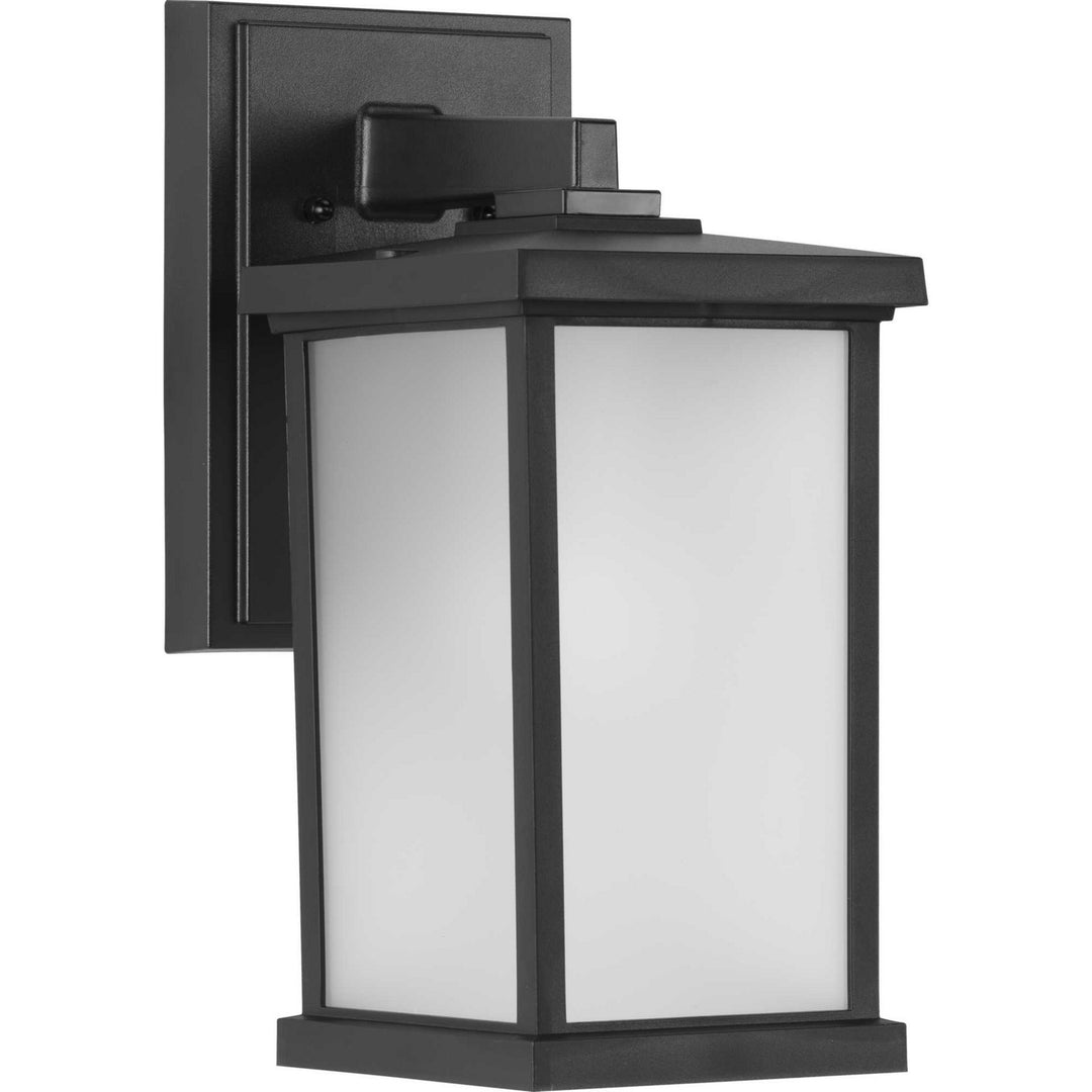Progress Lighting P560289-031 Trafford Non-Metallic Lantern One Light Wall Lantern Outdoor Black