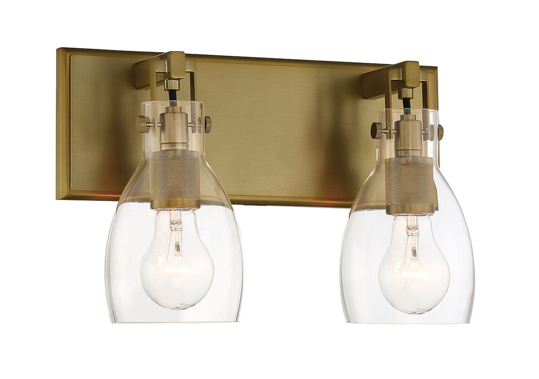 Minka-Lavery Tiberia 2272-695 Bath Vanity Light 14 in. wide - Soft Brass