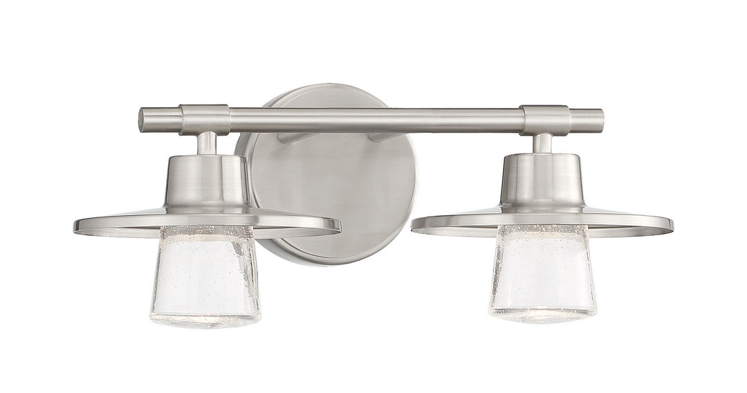 Minka-Lavery Beacon Avenue 2422-84-L Bath Vanity Light 16 in. wide - Brushed Nickel