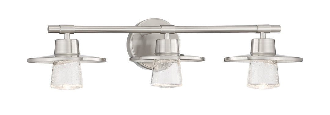 Minka-Lavery Beacon Avenue 2423-84-L Bath Vanity Light 24 in. wide - Brushed Nickel