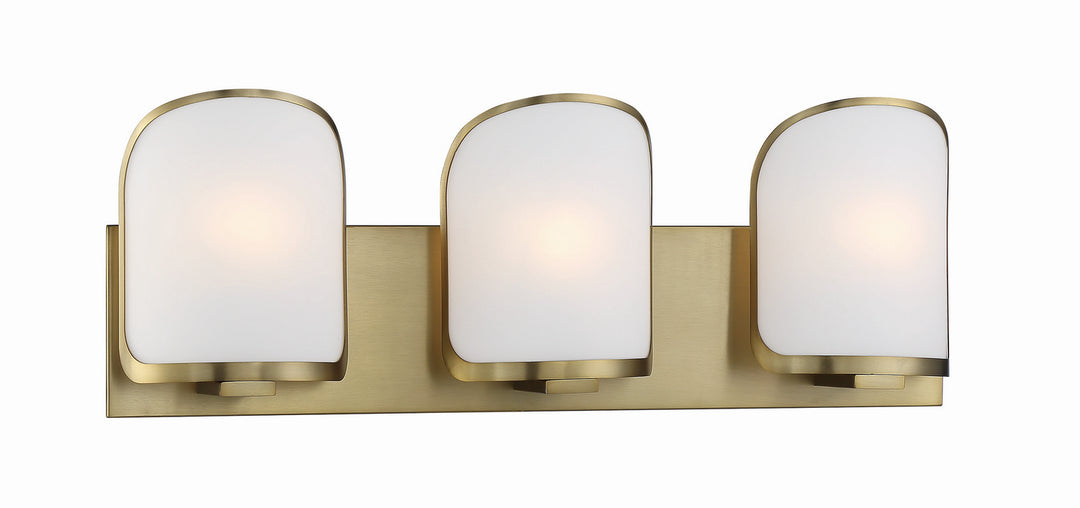 Minka-Lavery Bishop Crossing Bath 2453-695 Bath Vanity Light 25 in. wide - Soft Brass