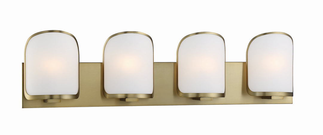 Minka-Lavery Bishop Crossing Bath 2454-695 Bath Vanity Light 34 in. wide - Soft Brass