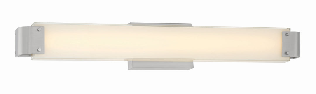 Minka-Lavery Round-A-Bout Led Bath 2511-84-L Bath Vanity Light 30 in. wide - Brushed Nickel