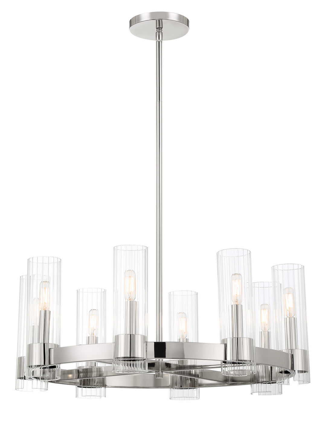 Minka-Lavery Vernon Place 3898-613 Chandelier Light - Polished Nickel