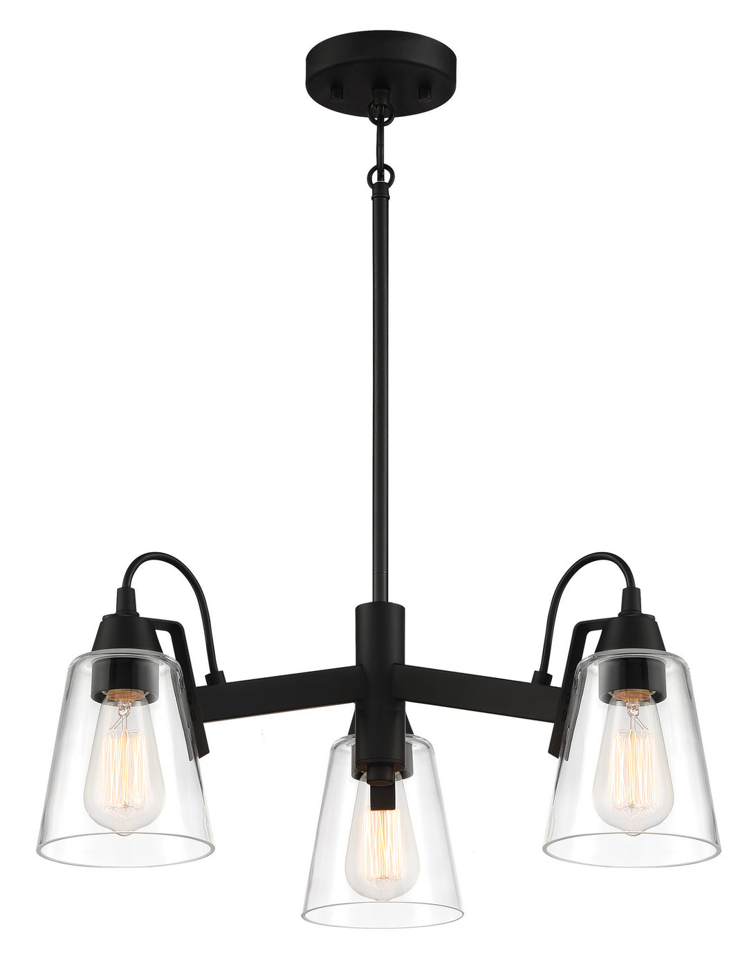 Minka-Lavery Beckonridge 3993-66A Chandelier Light - Coal