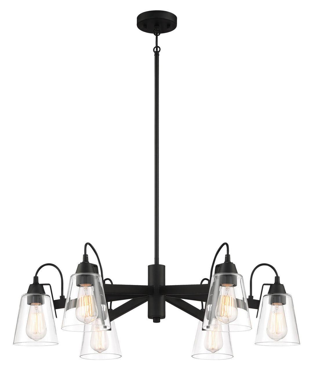 Minka-Lavery Beckonridge 3996-66A Chandelier Light - Coal